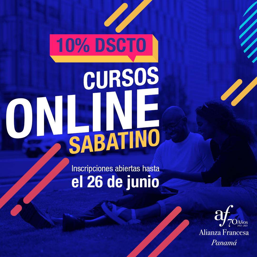 CURSOS SABATINOS ONLINE – 10% DESCUENTO