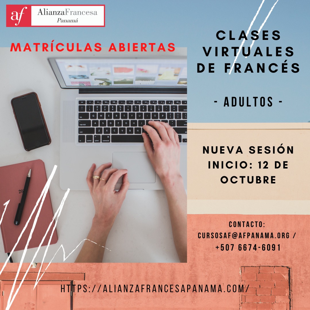 Nueva sesión de clases virtuales de francés para adultos