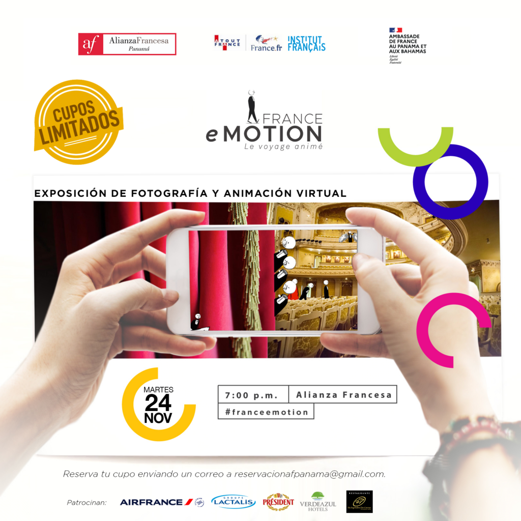 Exposición FRANCE E-MOTION – Fotografía y animación virtual