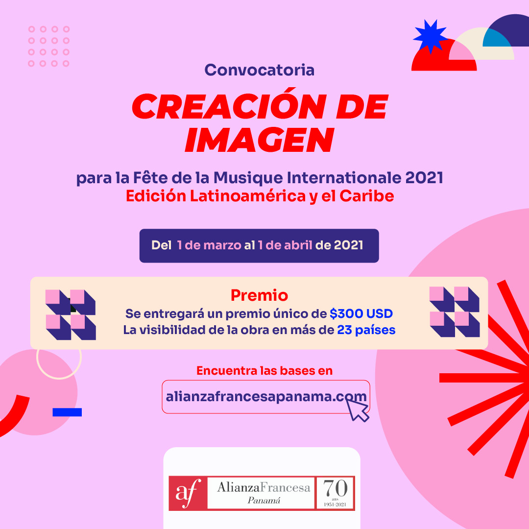 Convovatoria – Creación de la imagen para la Fête de la Musique Internationale 2021 – Edición Latinoamérica y el Caribe
